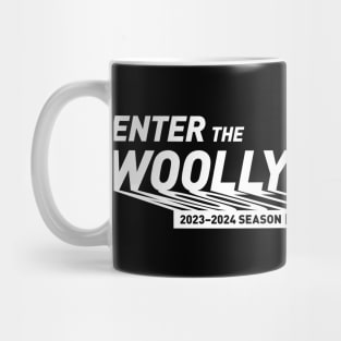 Enter the Woollyverse for Dark Backgrounds Mug